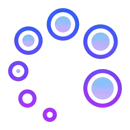 Ícone circular representando investimento em tráfego pago sem retorno visível