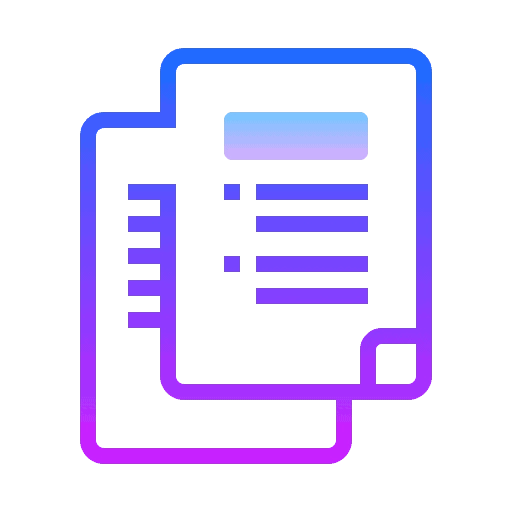 : Ícone representando relatórios simples e claros em campanhas de tráfego pago, com dados fáceis de entender